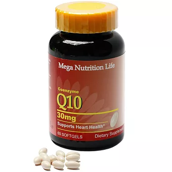美國Mega 輔酵素Q10軟膠囊60顆