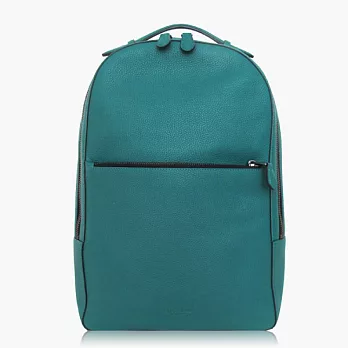 【COACH 旅行必備】皮革 / 背包 / 後背包(專櫃款)_藍綠