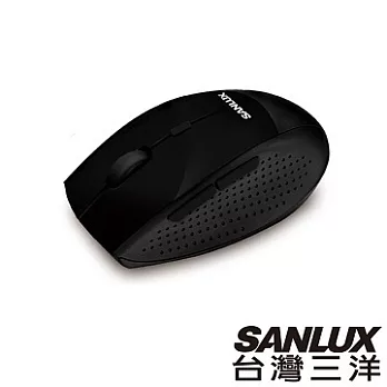 SANLUX台灣三洋2.4GHz無線滑鼠 (SYMS-X10)黑色