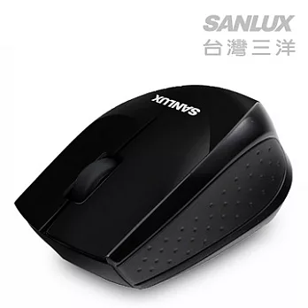 SANLUX台灣三洋2.4GHz無線滑鼠 (SYMS-X20)黑色