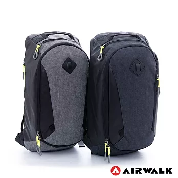 AIRWALK- MY BOX 行李箱式開合載物專用旅行後背包A6353210黑