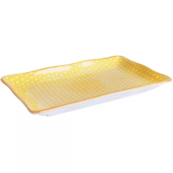 《EXCELSA》Oriented瓷餐盤(星紋黃20cm)