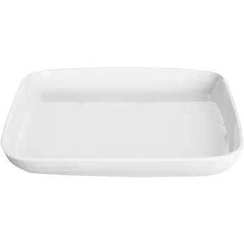 《EXCELSA》White白瓷淺餐盤(方23.5cm)
