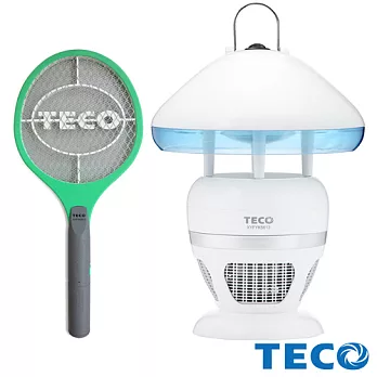 TECO東元 LED吸入式捕蚊燈(白) 贈東元電蚊拍