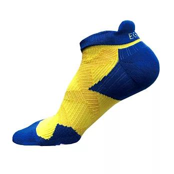 EGXtech 2X強化穩定壓縮踝襪(黃藍S)2雙組