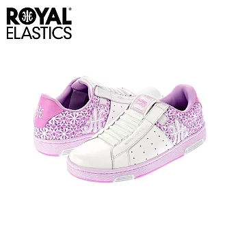 【Royal Elastics】女-Icon 休閒鞋-白/粉紫(92071-600)7白/粉