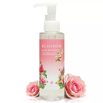 【BLOSSOM】玫瑰植萃淨白保濕煥采深層潔顏油 (150ML/瓶)
