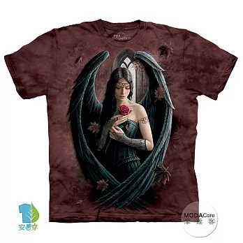 【摩達客】美國進口The Mountain 天使玫瑰 純棉環保短袖T恤 [現貨+預購] 3XL 大人版