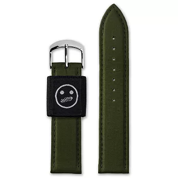 HYPERGRAND錶帶 - 20mm - 綠色飛行員(銀釦)