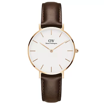 DW Daniel Wellington Classic Petite皮帶錶-DW00100171/32mm