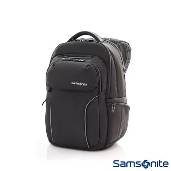 Samsonite新秀麗 Torus多功能收納可拆式筆電後背包14＂(黑)