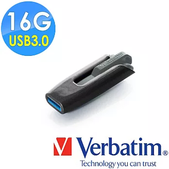 Verbatim威寶 Store’n’Go USB 3.0伸縮隨身碟 16GB (灰黑)灰黑