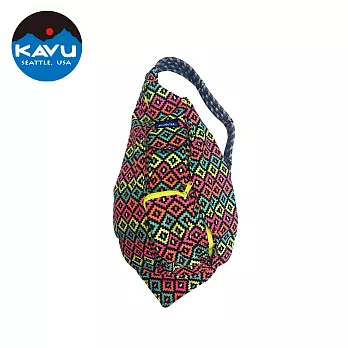 西雅圖 KAVU Rope Bag 休閒肩背包 霓虹蒙太奇 #923