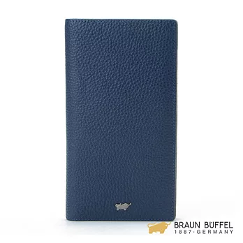 【BRAUN BUFFEL】.德國小金牛 - PLAYA 佩雅系列15卡長夾 -深藍色