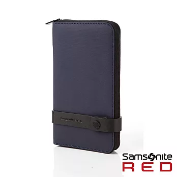 Samsonite RED TOIDS 經典霧面質感長夾 (海軍藍)