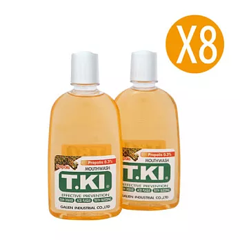 【T.KI】蜂膠漱口水/350mlX6組共12瓶(再送蜂膠牙膏體驗組)
