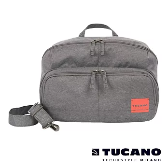 TUCANO CONTATTO DIGITAL BAG 休閒/相機兩用撞色包(大)簡約灰