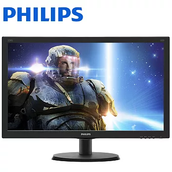 PHILIPS 223G5LHSB 21.5 吋寬LED液晶顯示器
