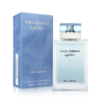 D&G Light Blue eau intense 淺藍女性淡香精(25ml)