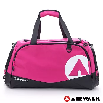 AIRWALK -大個子 運動家專用超大尼龍旅行袋桃紅