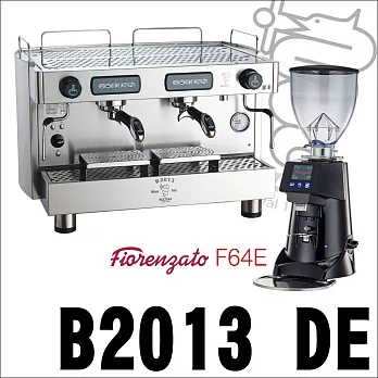 BEZZERA B2013 DE 營業用雙孔咖啡機+Fiorenzato F64E磨豆機 (HG1028+HG0935)