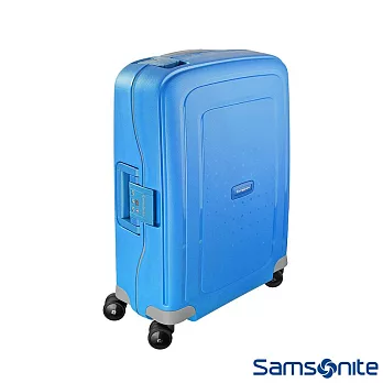 Samsonite 新秀麗 20吋 S’CURE 四輪 PP硬殼TSA扣鎖行李箱(海洋藍)