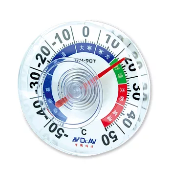 【Dr.AV】室外專用防水溫度計(GM-90T)/2入
