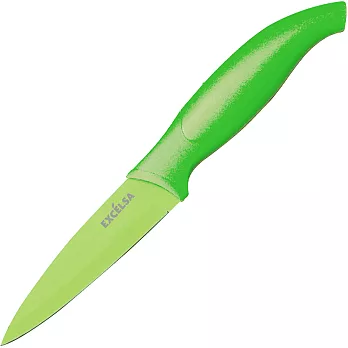 《EXCELSA》Color不沾蔬果刀(綠9cm)