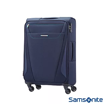 Samsonite新秀麗 28吋 Provo極致輕盈布面可擴充TSA行李箱(海軍藍)