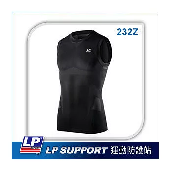 LP SUPPORT 232Z 極致激能彈力壓縮背心(男)S黑色