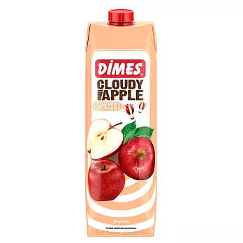 Dimes地美100%Cloudy纖蘋果汁1000ml