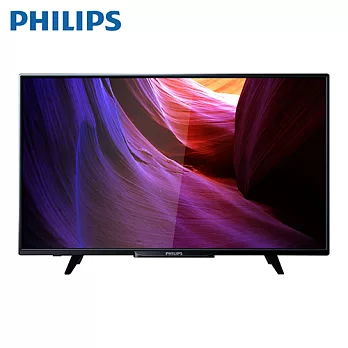 ［PHILIPS 飛利浦］43吋 LED液晶顯示器+視訊盒 43PFH5200