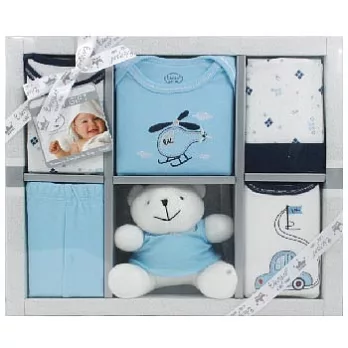 美國 Elegant kids【小熊6件彌月禮盒組】3029-B