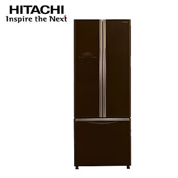 HITACHI日立421L三門變頻電冰箱 RG430/GBW(琉璃棕)