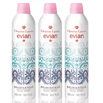 Evian 愛維養 護膚礦泉噴霧 限定版 300mlX3
