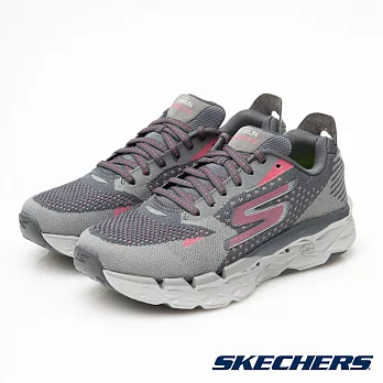 SKECHERS 女款 GO Run Ultra R 2 慢跑鞋15050 CCPK / 美國品牌、輕量、避震、運動休閒鞋US6炭灰-粉紅