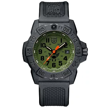 LUMINOX 雷明時TOUGH VIKING維京鐵人紀念腕錶-軍綠/45mm