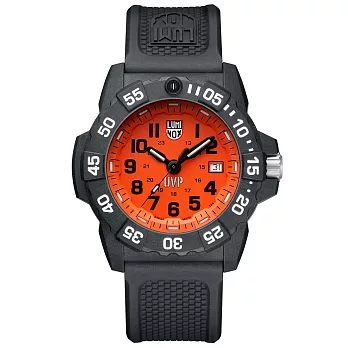 LUMINOX 雷明時Scott Cassell限量紀念禮盒組-橘/45mm