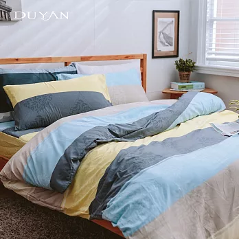 《DUYAN 竹漾》台灣製天絲絨雙人加大床包三件組-品味生活