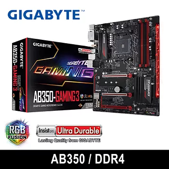 GIGABYTE技嘉 GA-AB350-GAMING 3 主機板 ATX