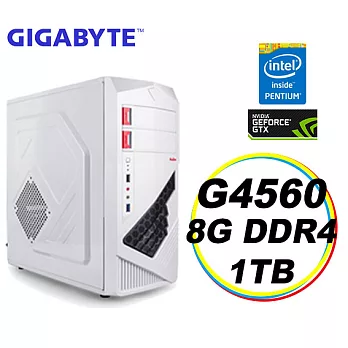 【GIGABYTE 技嘉】H110平台「刺客列傳」Intel G4560雙核 8G/1TB 效能電腦