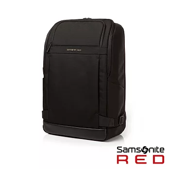 Samsonite RED DAAON 多功能夾層中性筆電後背包15.6＂(黑)