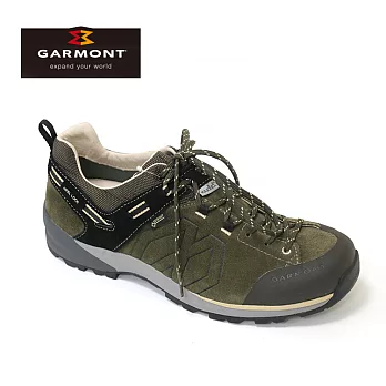 GARMONT 男款 Gore Tex低筒郊山健走鞋Santiago Low GTX 481241/211 橄欖綠 / 城市綠洲 (登山鞋、GORETEX、防水、黃金大底UK7