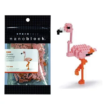 河田積木 nanoblock NBC-055 紅鶴 代理