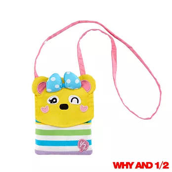 WHY AND 1/2 普普熊萬用袋-背帶可拆 多色可選F1黃色