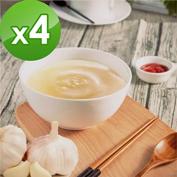【御田】頂級黑羽土雞精品熬製蒜香雞高湯(500g/包)x4件組