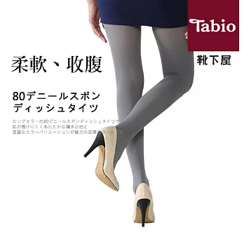 【日本靴下屋Tabio】收腹保暖褲襪80D/ 灰色