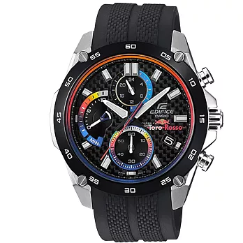 CASIO EDIFICE 賽車紅牛二隊聯名計時腕錶-EFR-557TRP-1ADR