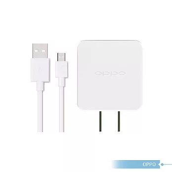 OPPO 原廠 2A電源適配器+2A USB數據傳輸線 原廠旅充組 不支援閃充 各廠牌手機適用單色