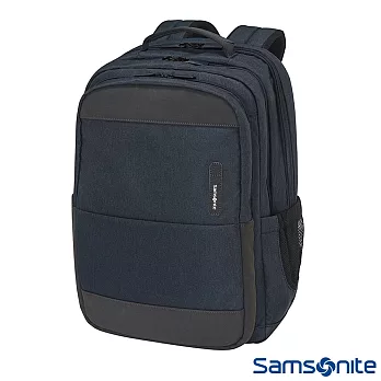 Samsonite新秀麗 Squad都市輕盈休閒筆電後背包II(丹寧藍/灰)14＂